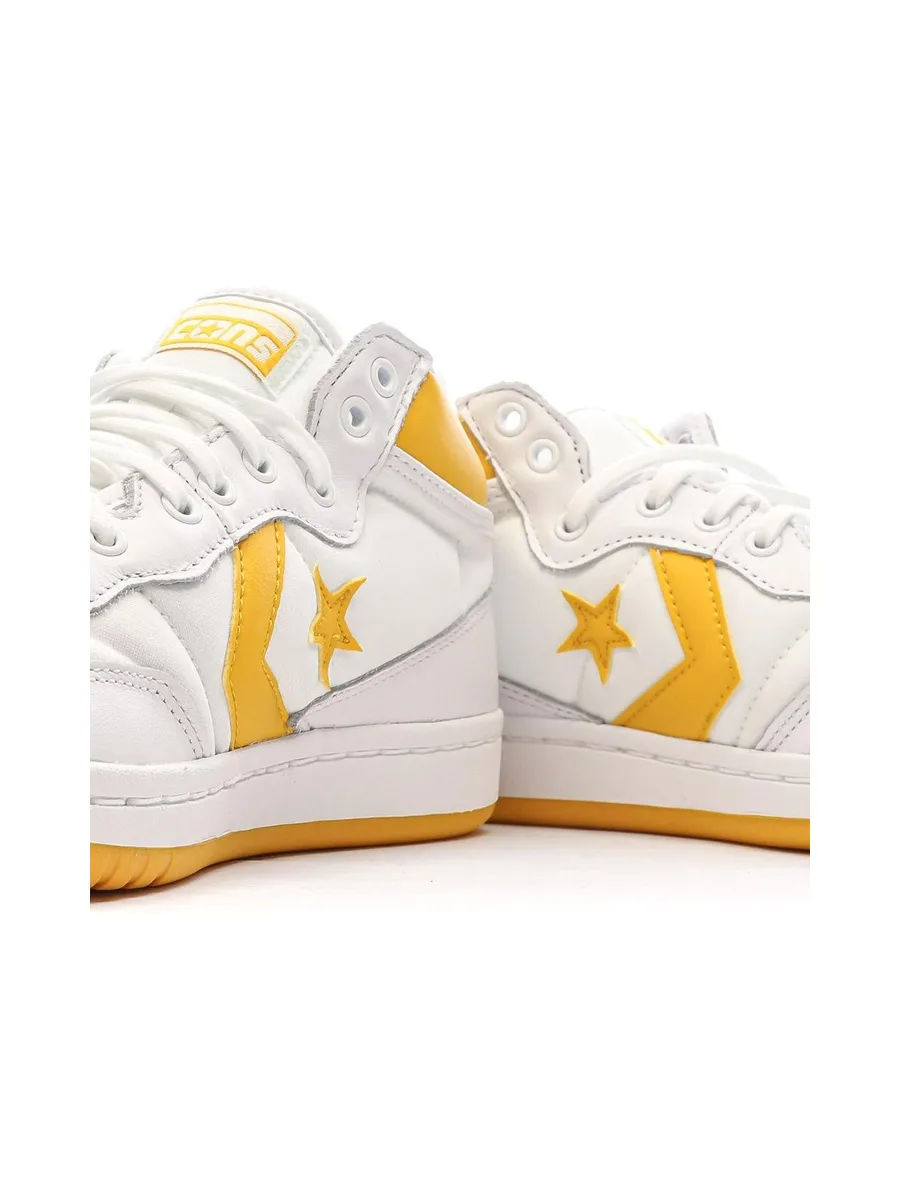 Baskets Blanches/Orange Homme Converse Fastbreak 8