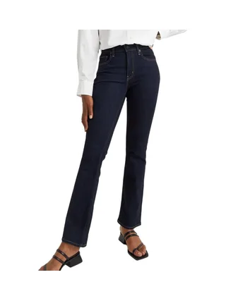 Jean 725 Bleu Brut Femme Levi's High Rise Bootcut 1