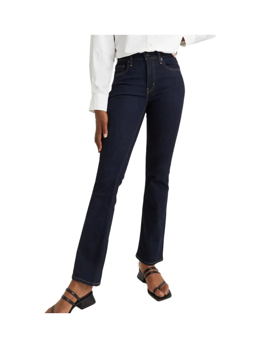 Jean 725 Bleu Brut Femme Levi's High Rise Bootcut 2
