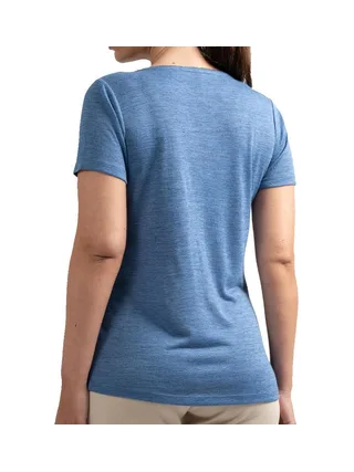 T-shirt Bleu Femme Sun Valley PORTAL 2