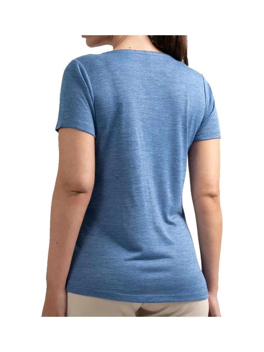 T-shirt Bleu Femme Sun Valley PORTAL 3
