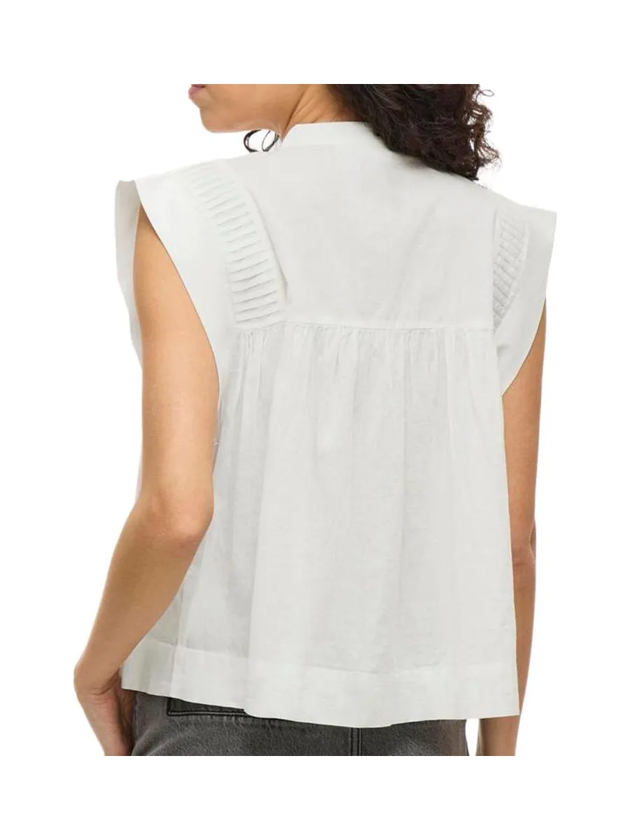 Blouse Blanche Femme Vila Katinka 2