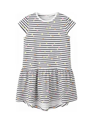 Robe Blanche à Rayures Fille Name it Frida 1
