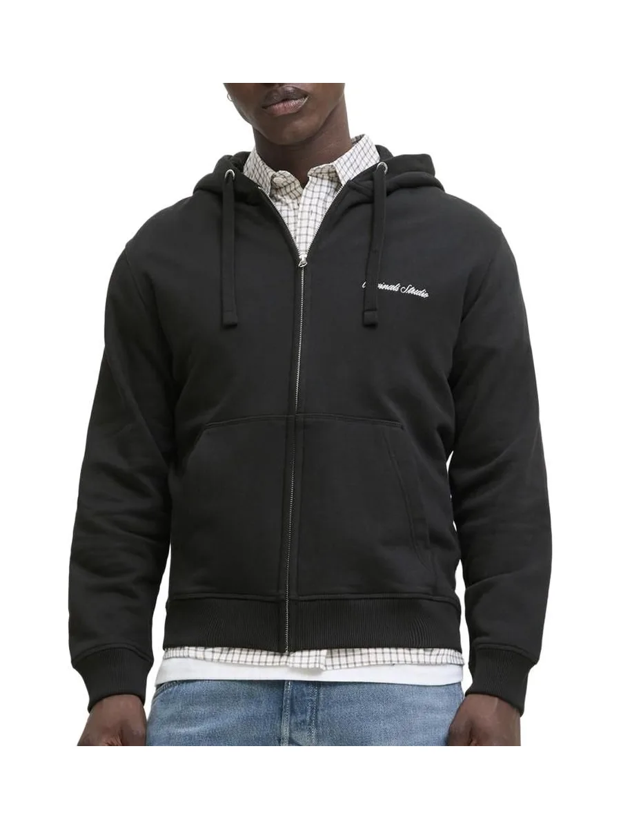 Sweat Zippé Noir Homme Jack & Jones Jornorrebro 2