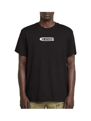 T-Shirt Noir Homme G-Star RAW Old Skools 1