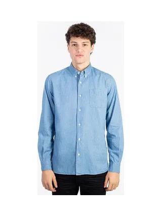 WOOLRICH - Chemise indigo classique 1
