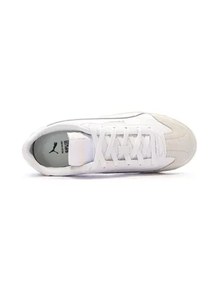 Baskets Blanches/Roses Femme Puma Club 5v5 Sd 4