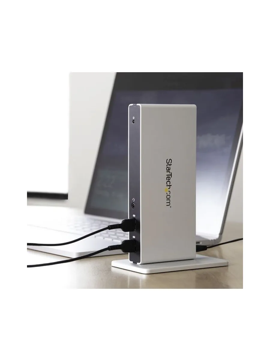 DVI Dual-Monitor Laptop Docking Station 6