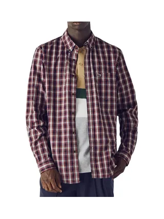 Chemise Noire/Rouge Homme Lacoste CH3983 1