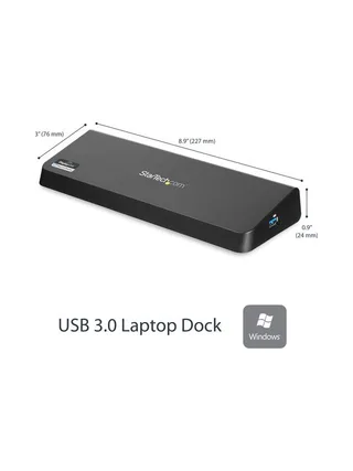 4K Laptop Docking Station DP HDMI USB 3 3