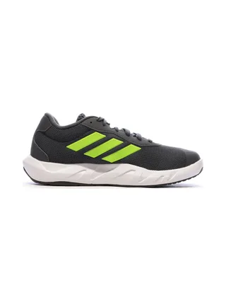 Chaussures de Running Grises/Vertes Homme Adidas Amplimove 2