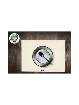 Sous-verre rond - 6 pièces - Feutre recyclé beige 5