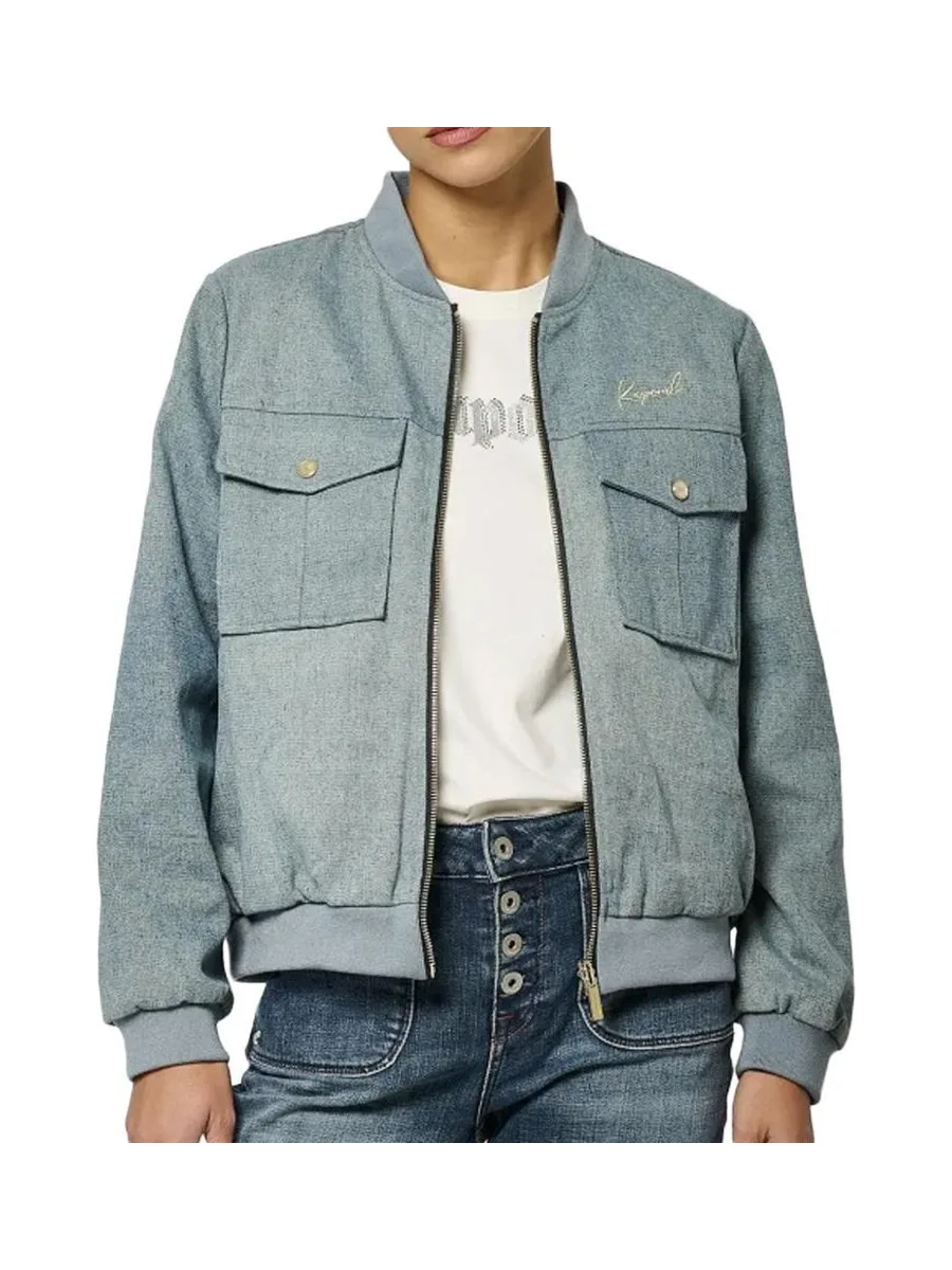 Veste en Jean Réversible Bleu Femme Kaporal MASSI 2