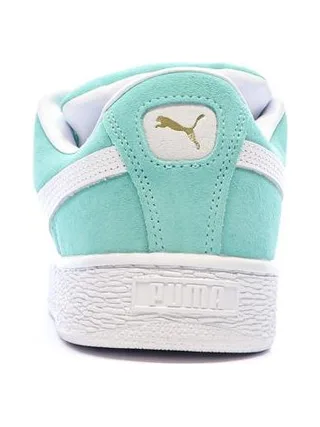 Baskets Turquoise/Blanc Homme Puma Suede XL 3