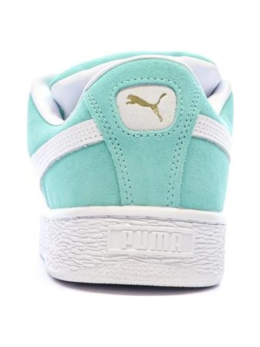 Baskets Turquoise/Blanc Homme Puma Suede XL 4