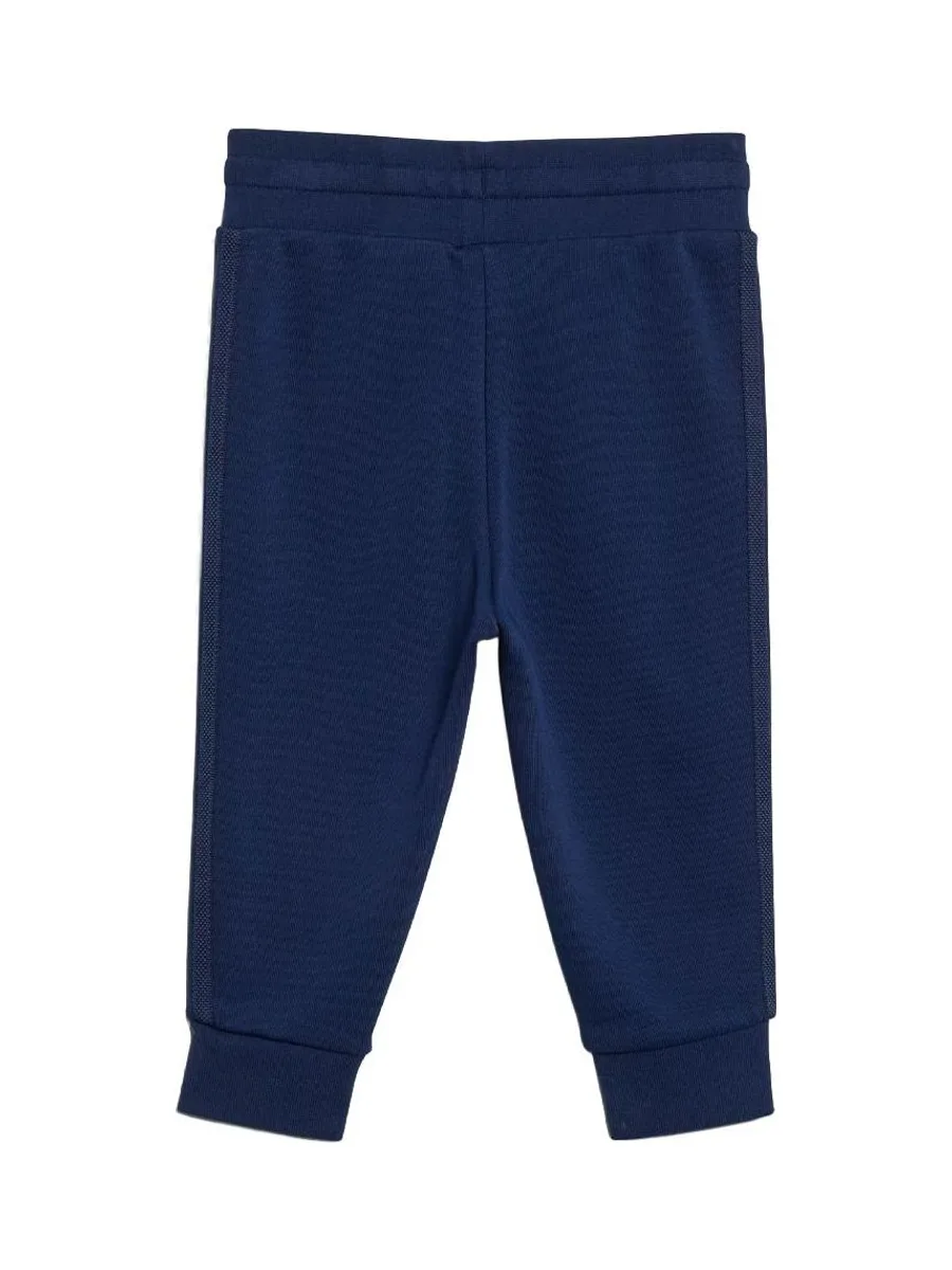 Survêtement Marine à Fleurs Fille Adidas Crew 3