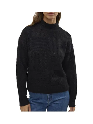 Pull Noir Femme Vero Moda Moon 1