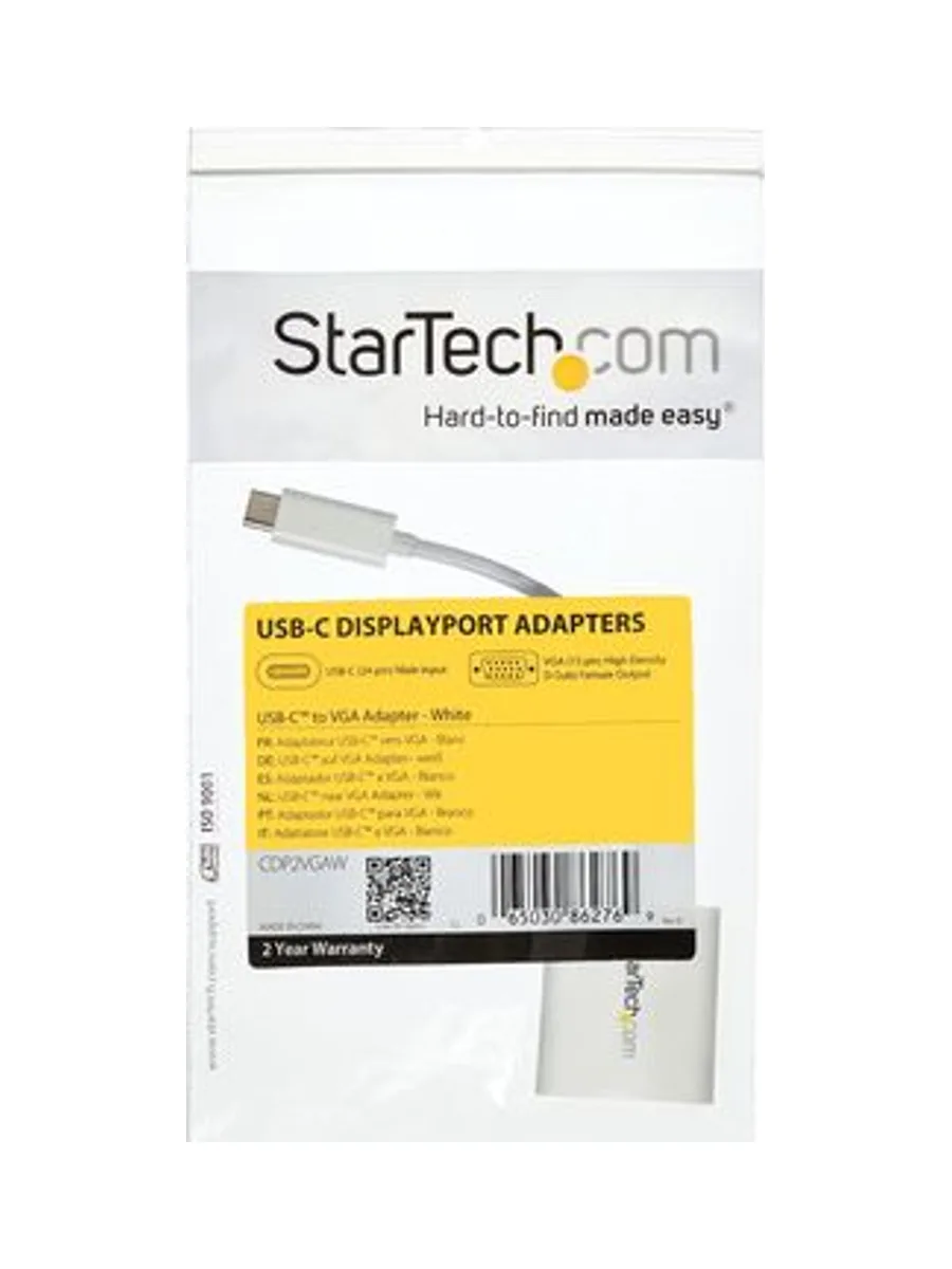 USB-C to VGA Adapter - White 9