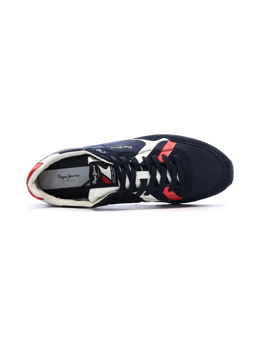 Baskets Marine/Rouge Homme Pepe jeans Brit Road M 5