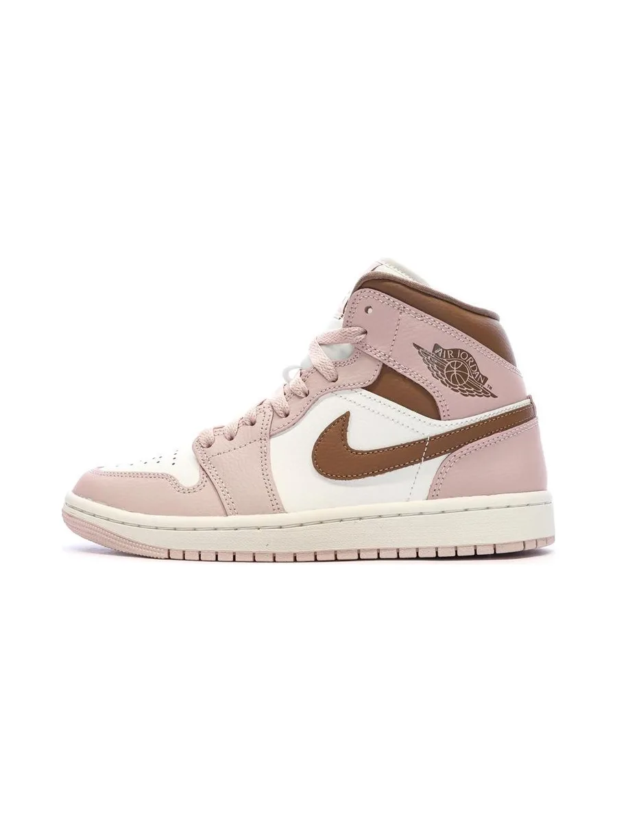 Air Jordan 1 Mid Rose Femme Nike 1
