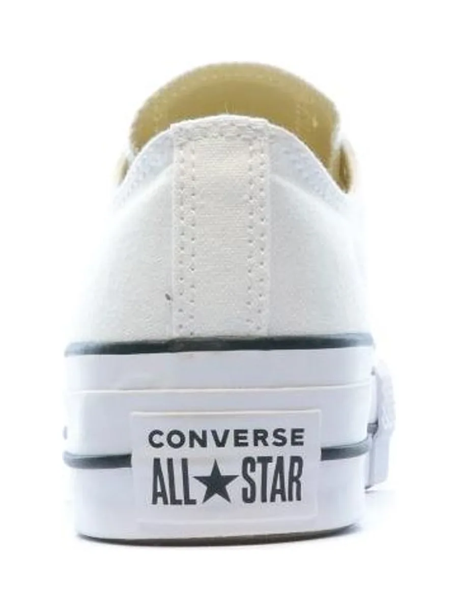Baskets compensées Blanches femme Converse All Star 3
