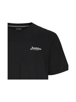 T-Shirt Noir Homme Jack & Jones Beau 2