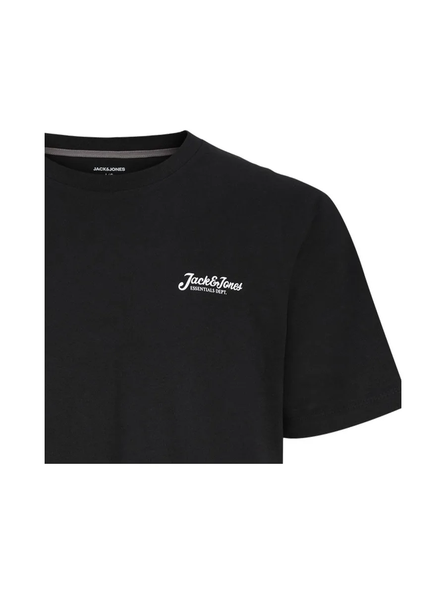 T-Shirt Noir Homme Jack & Jones Beau 2
