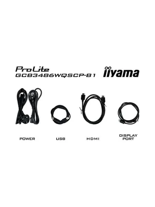 iiyama G-MASTER GCB3486WQSCP-B1 computer monitor 22