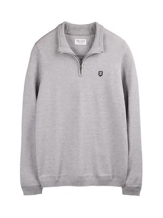 Pull zippé Gris Homme Teddy Smith Marty 2 1