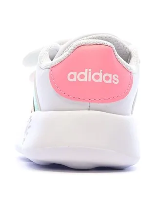 Baskets Blanches/Roses Fille Adidas Grand Court 2.0 IE1371 3