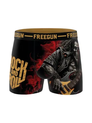 Boxer Noir Garçon Freegun Monstre 1