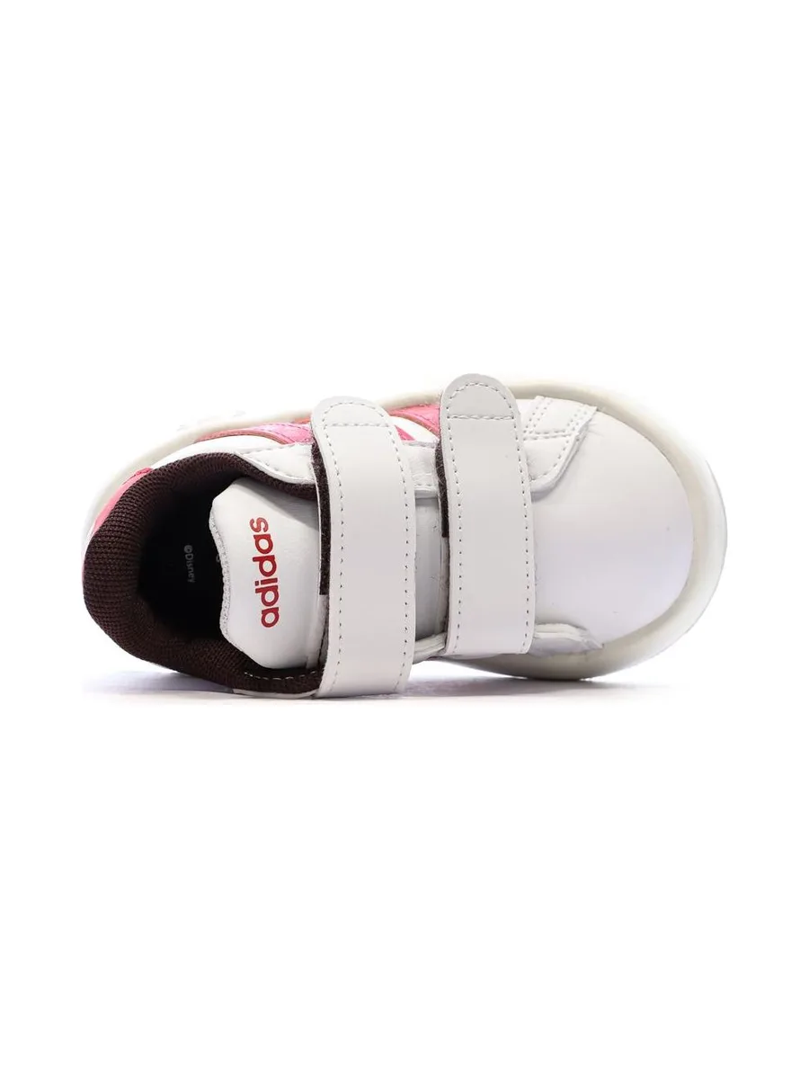 Baskets Blanches/Rouges Fille Adidas Grand Court Minnies 5