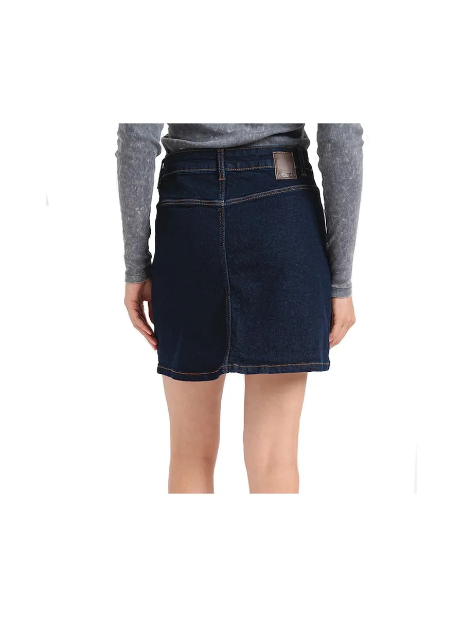 Jupe Bleu Brut Femme Pieces Juna 2