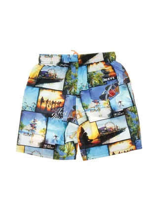 Short de bain Bleu/Orange Garçon Sun project3069 2