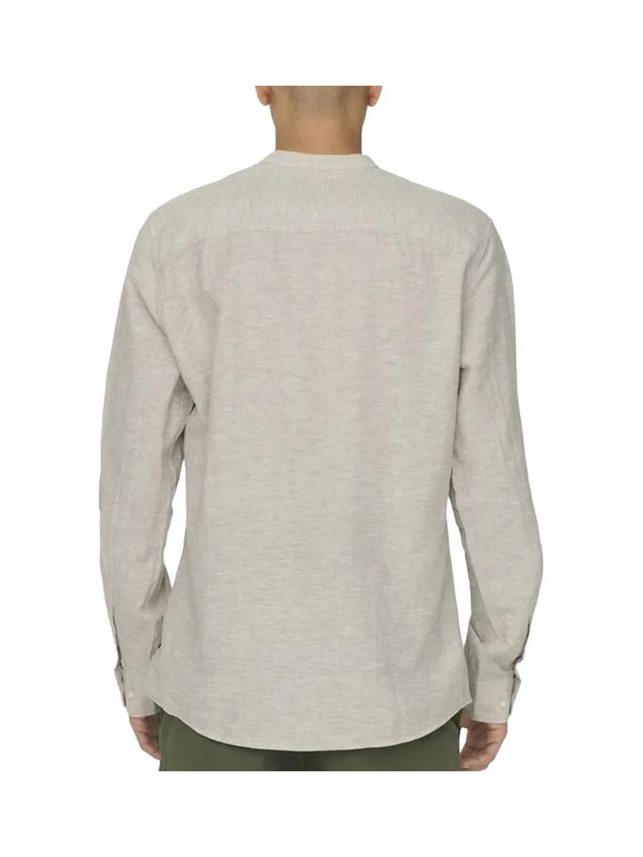 Chemise Grise Clair Homme Only & Sons Caiden 3