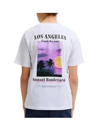 T-Shirt Blanc Garçon Jack & Jones Jjcity 2