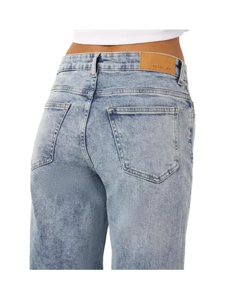 Jean Droit Bleu Femme Noisy May Landa 3