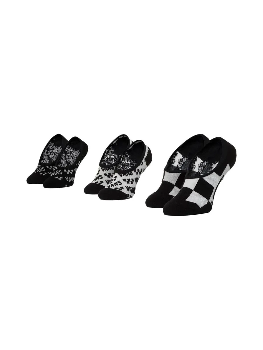 Chaussettes Noires/Blanches Femme Vans Brand Striper 2