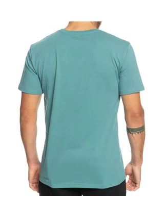 T-Shirt Bleu Homme Quiksilver Warpedframes 2