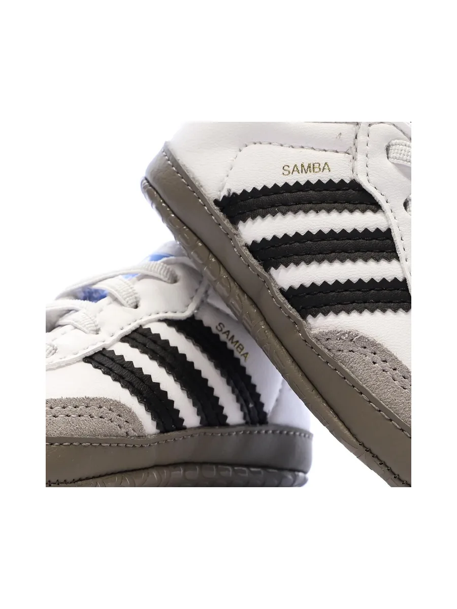 Samba Baskets Blanches/Noires Bébé Adidas 7