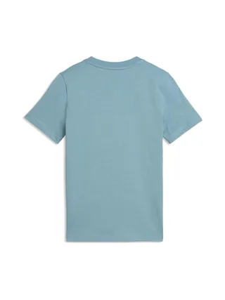 T-Shirt Bleu Garçon Puma Ess Centered Cat 2