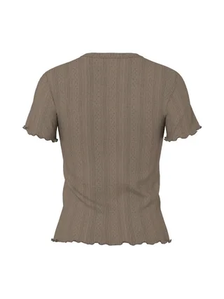 T-Shirt Gris Femme Pieces Marie 2