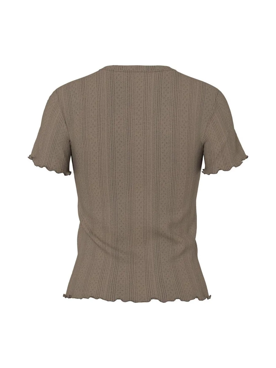T-Shirt Gris Femme Pieces Marie 3