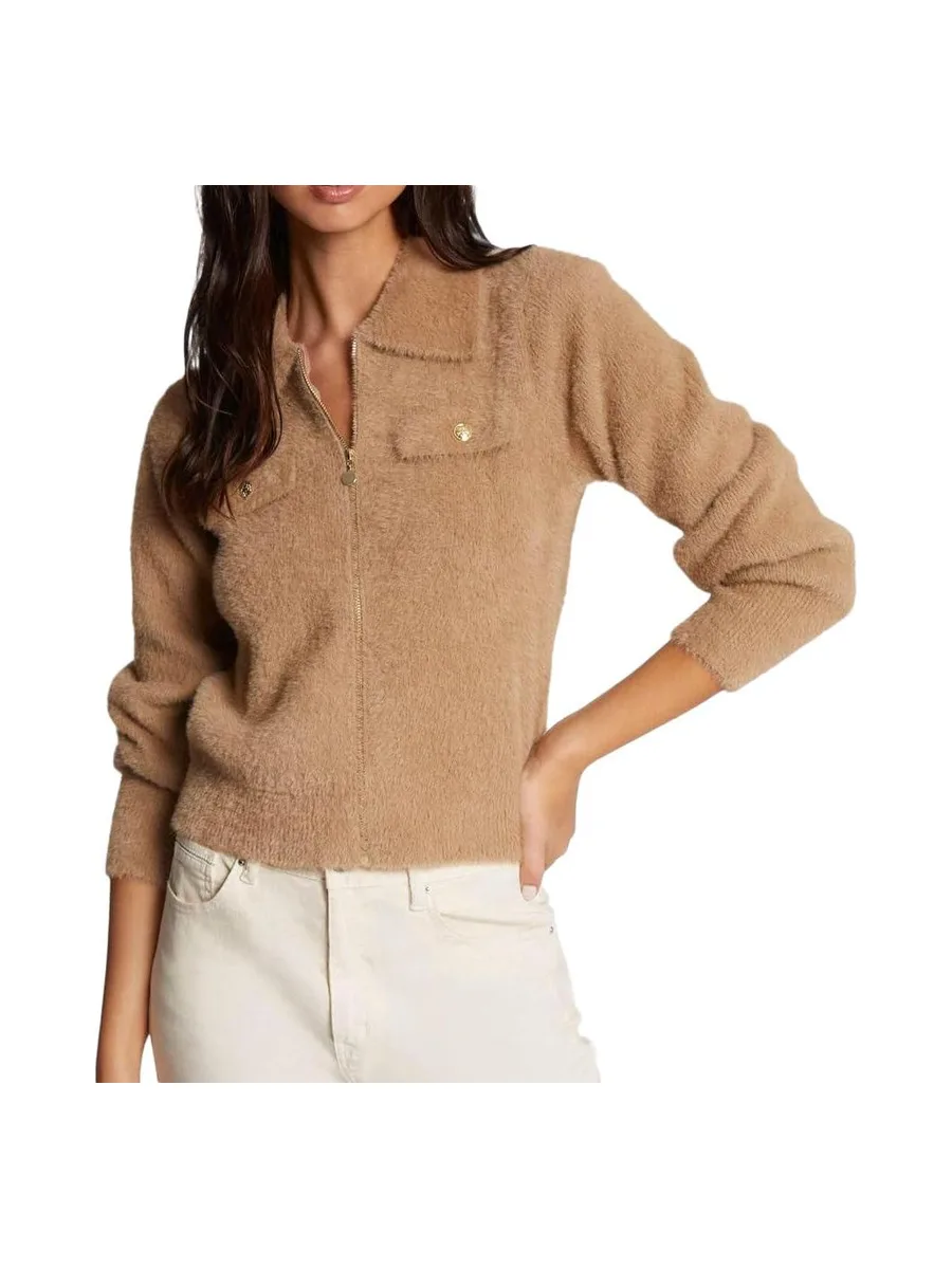 Gilet Zippé Marron Femme Morgan DOMI 2
