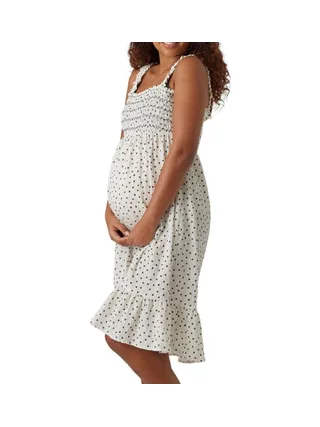 Robe Blanche Femme Mamalicious Lesma 1