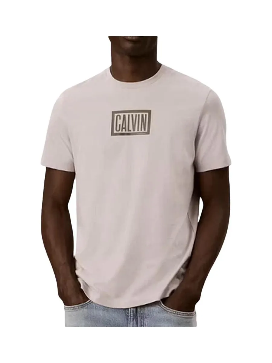 T-Shirt Rose Homme Calvin Klein Jeans Boxed 2