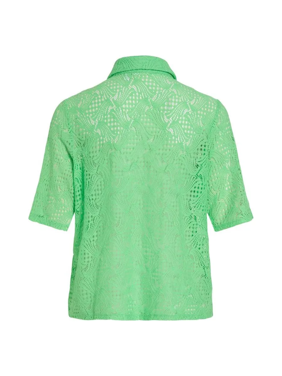 Chemise Verte Femme Vila Vibegena 3