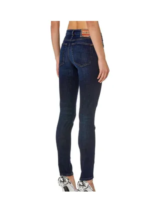 Jean Slim Bleu Foncé Femme Diesel Babhila 2