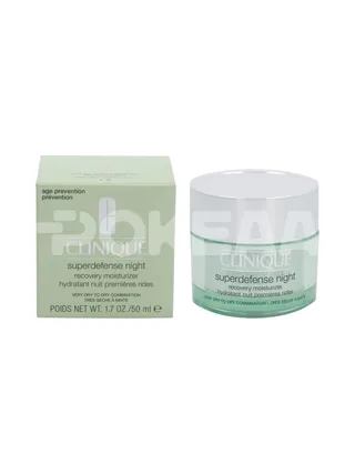 Clinique Superdefense Night Recovery Moisturizer 50ml - Very Dry to Dry Combination 1,2 1