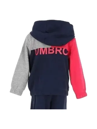 Sweat Zippé Marine/Rouge/Gris Garçon Umbro Gam 2